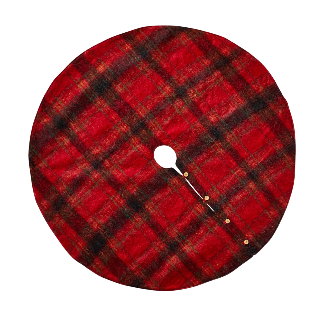 TAG Wooly Plaid Tree Skirt Default Title