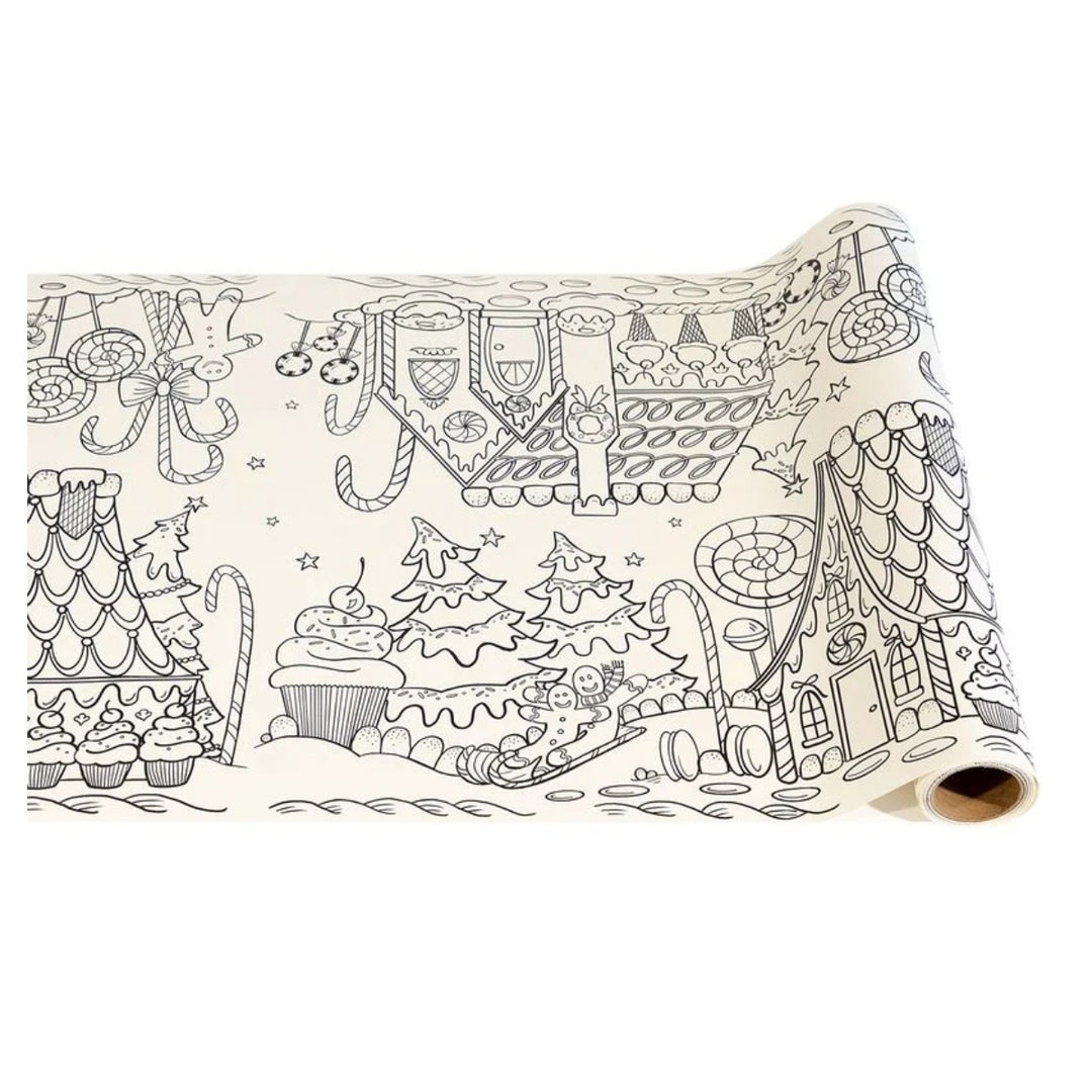 HESTER & COOK Gingerbread Coloring Runner