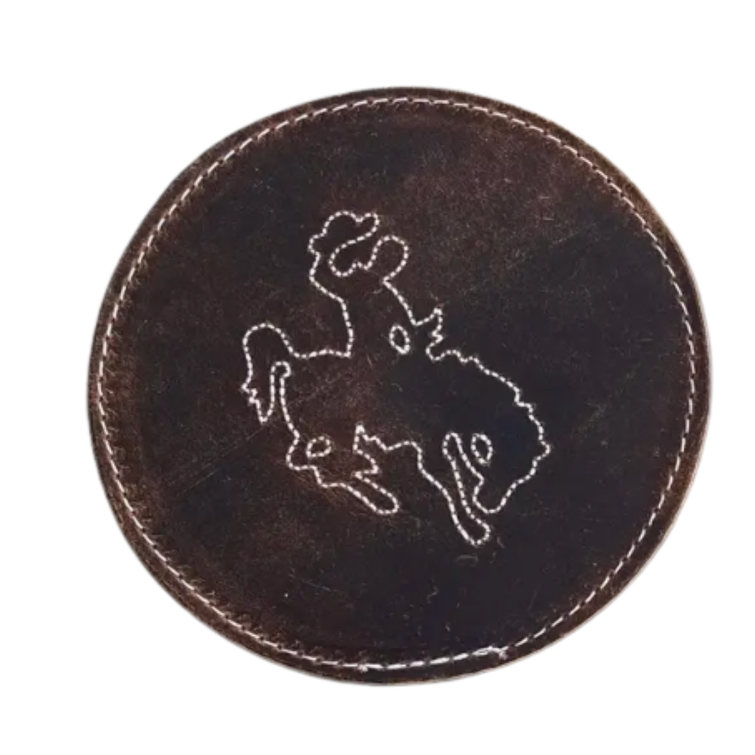 WESTERN LINENS Bucking Horse Rustic Coaster Default Title