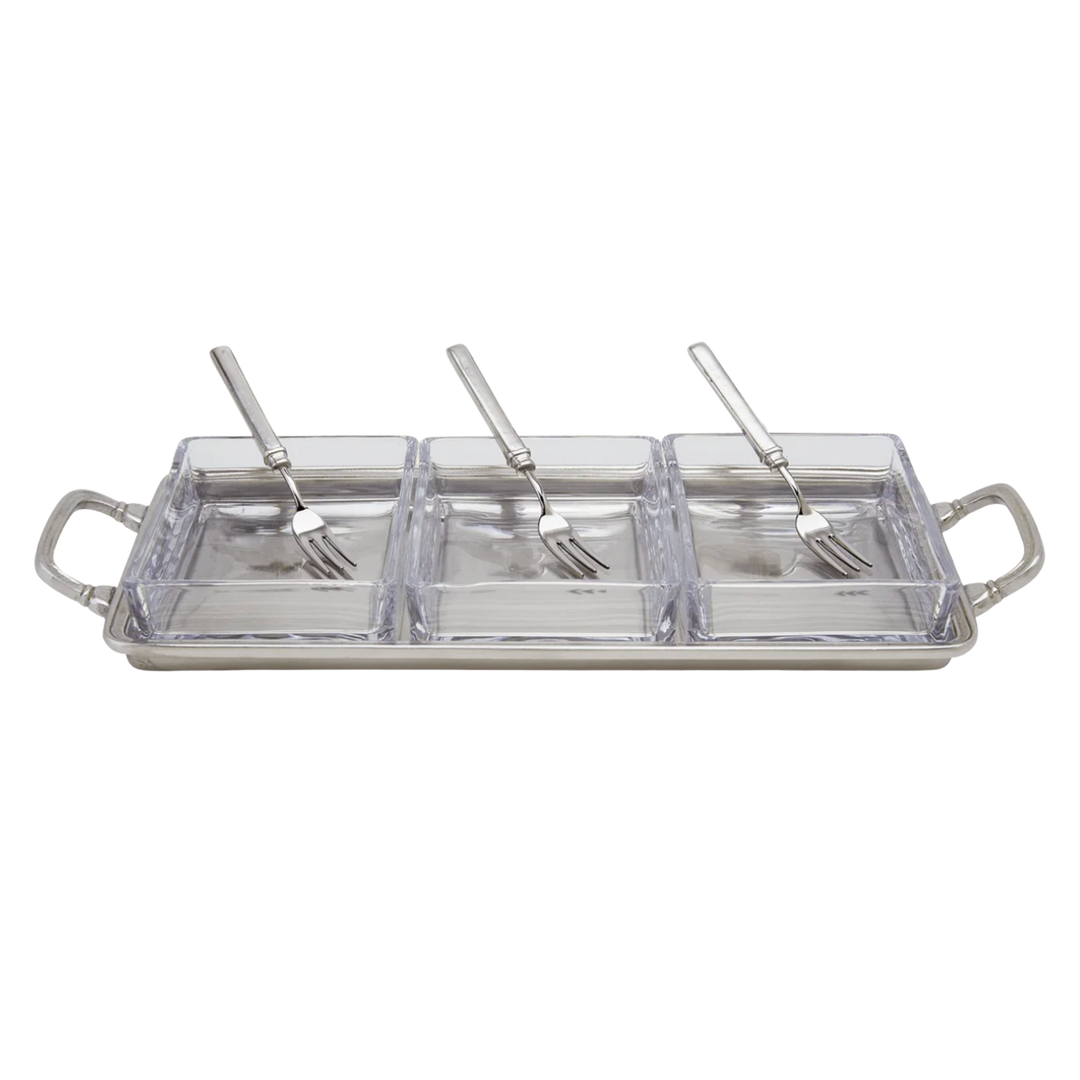 MATCH Pewter Crudité Tray Default Title