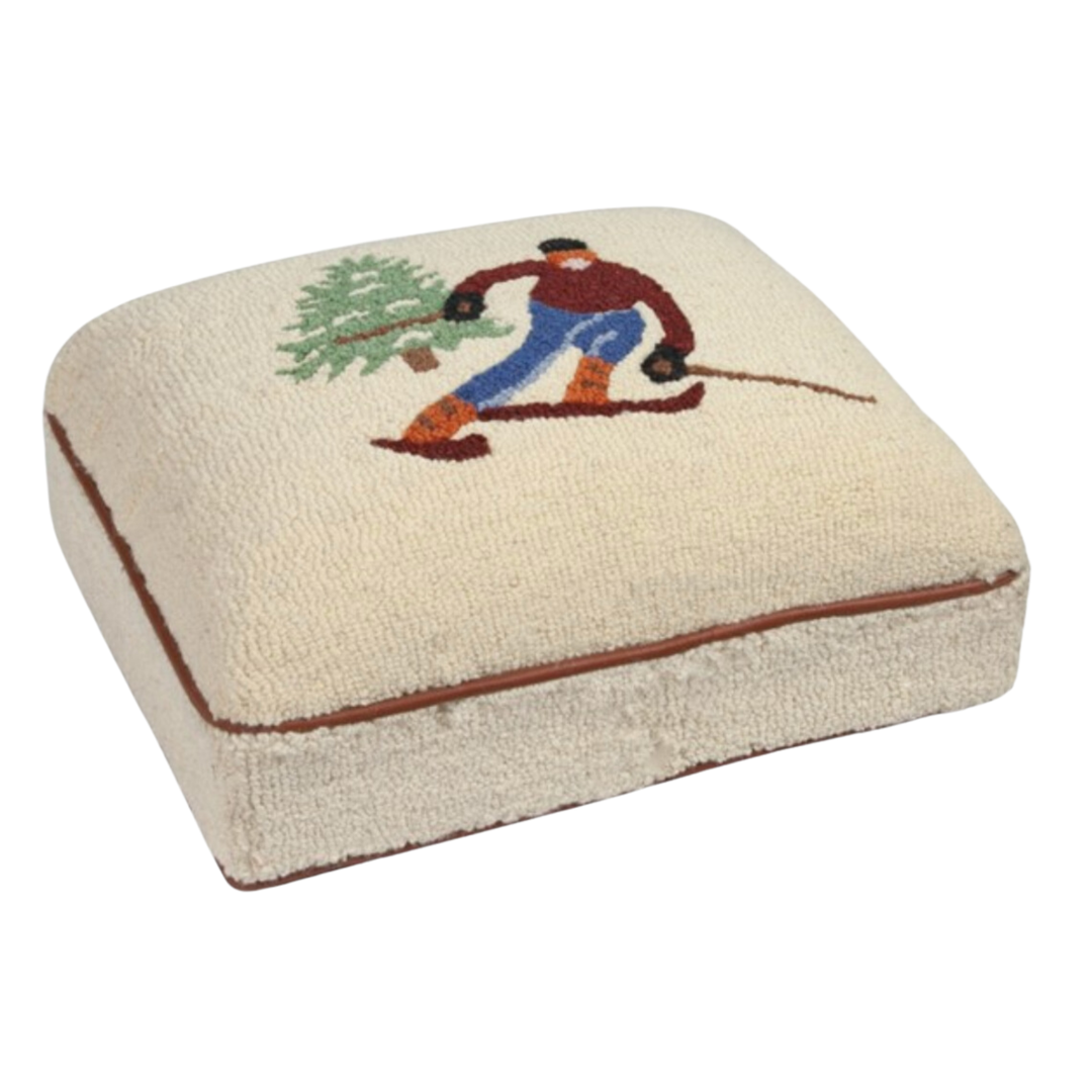 CHANDLER 4 CORNERS Gone Skiing Foot Stool