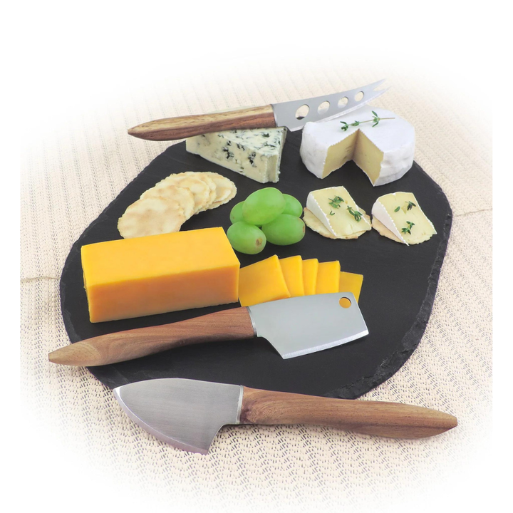 SWISSMAR 3 PC Acacia Knife Set