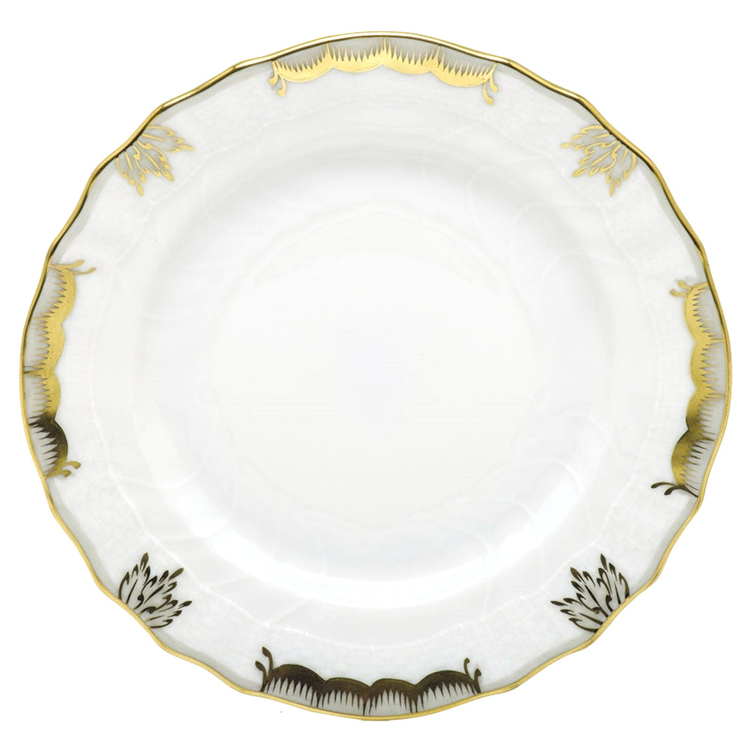 HEREND Princess Victoria Gray Dinner Plate