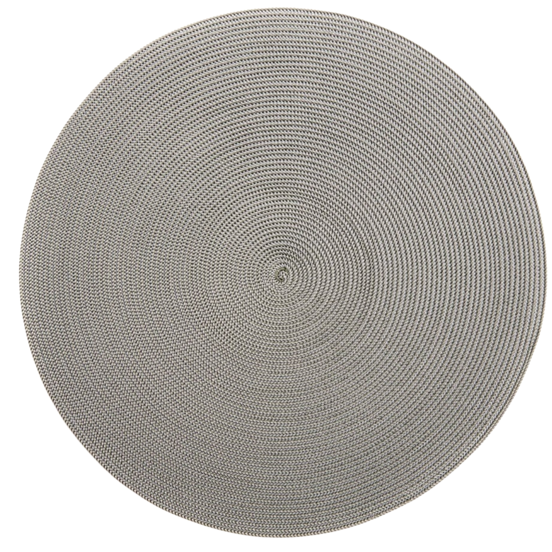 DEBORAH RHODES Silver Two Tone Placemat Default Title