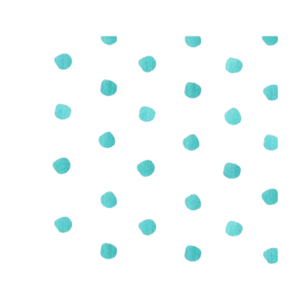 VIETRI Papersoft Napkins Dot Aqua Cocktail Napkins P/20
