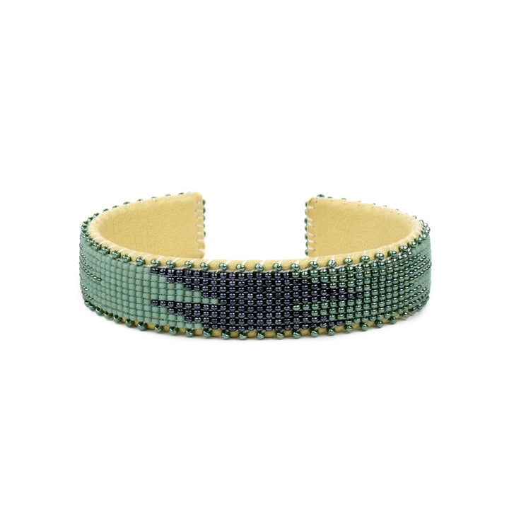 ETKIE Ocean Small Glass Bead Cuff Bracelet Default Title