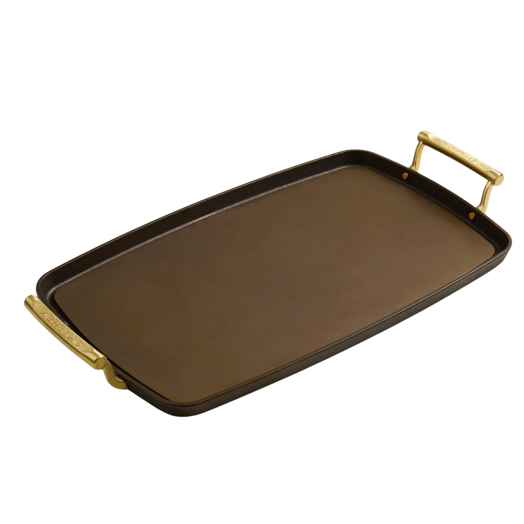 SMITHEY IRONWARE SMITHEY IRONWARE DOUBLE BURNER GRIDDLE Default Title