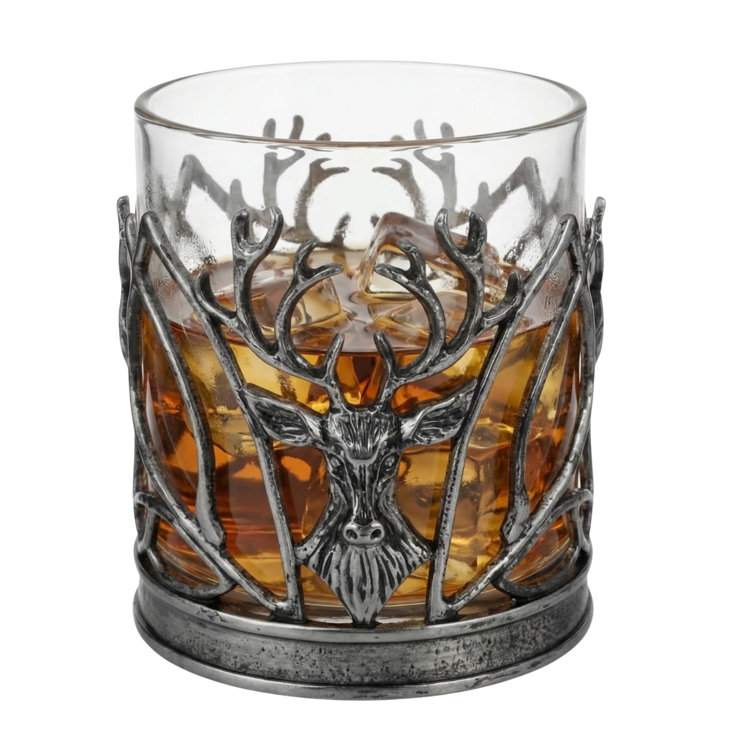 THE WINE SAVANT Stag Whiskey Glass Default Title