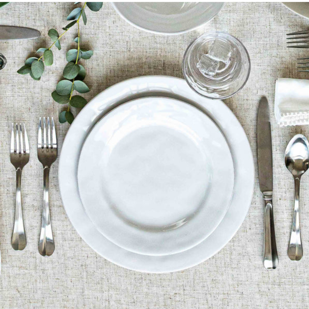 JULISKA Puro Whitewash Dinner Plate