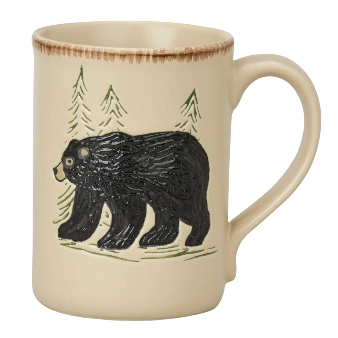PARK DESIGNS Rustic Retreat Bear Mug