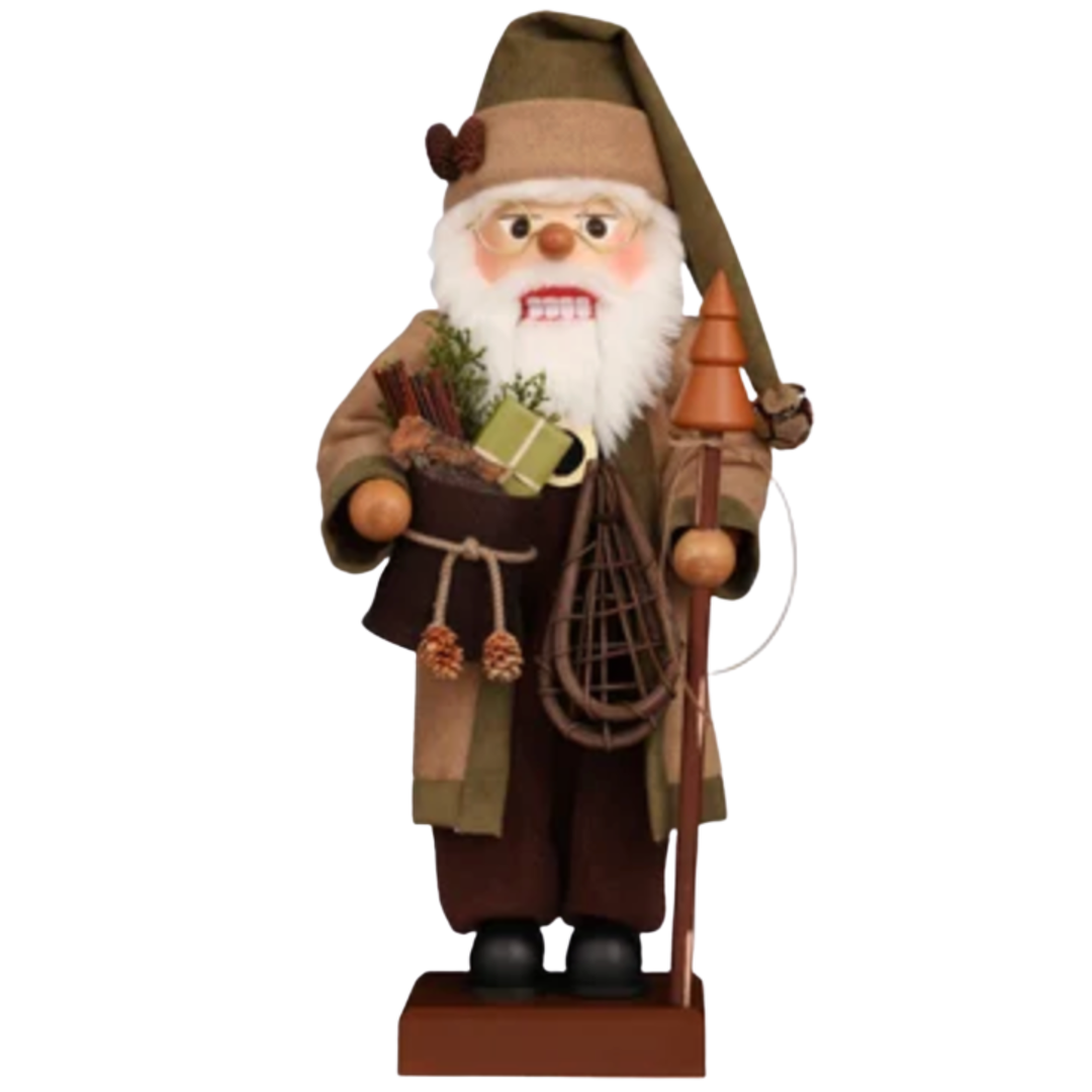 ALEXANDER TARON Limited Edition Forest Santa With Sticks Nutcracker Default Title