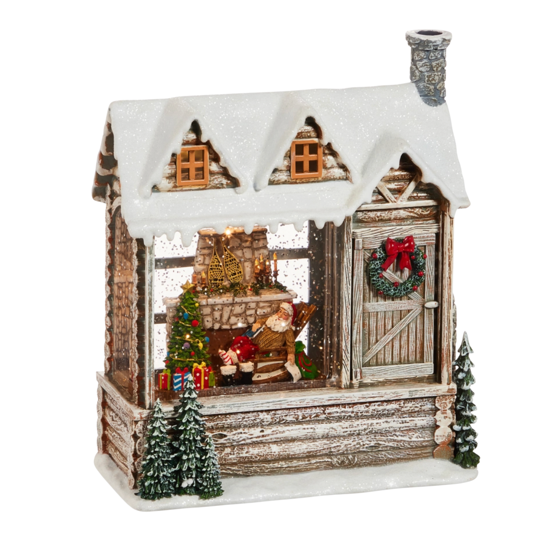 RAZ IMPORTS Santa Off Duty Lighted Water Cabin Default Title