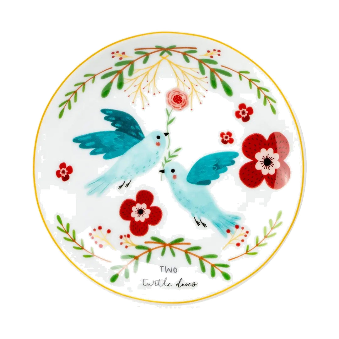 GRACE TEAWARE 12 Days of Christmas Appetizer Plate