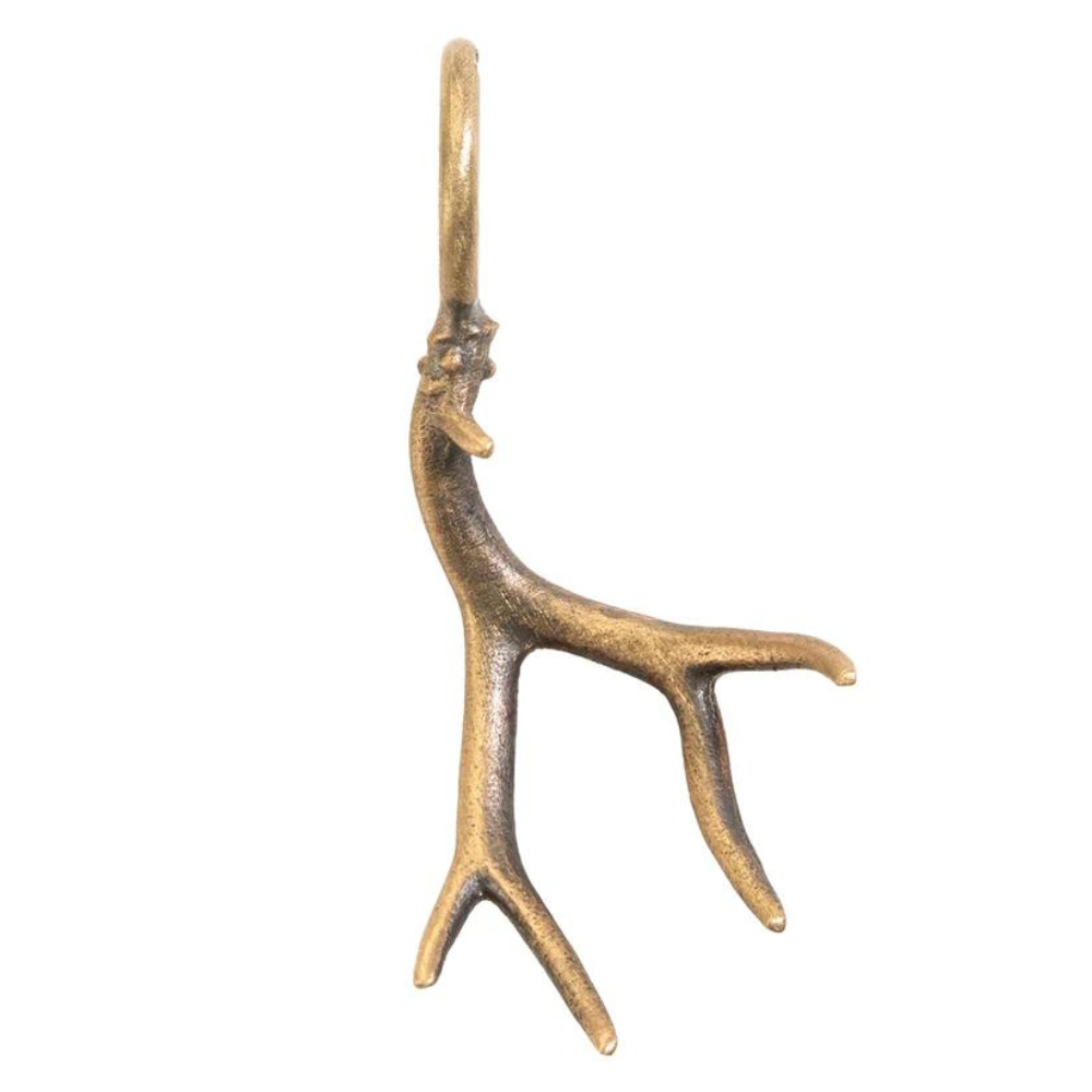 HEATHER B. MOORE 14K YELLOW GOLD PATINA ANTLER