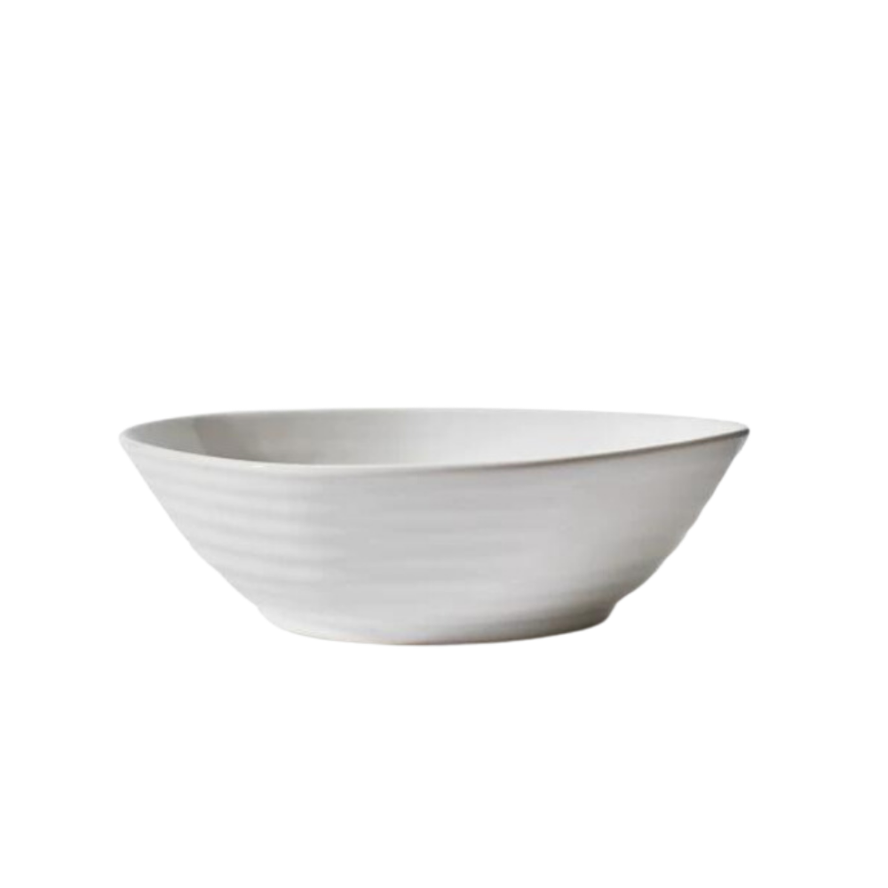 SKYROS Terra White Pasta Or Soup Bowl