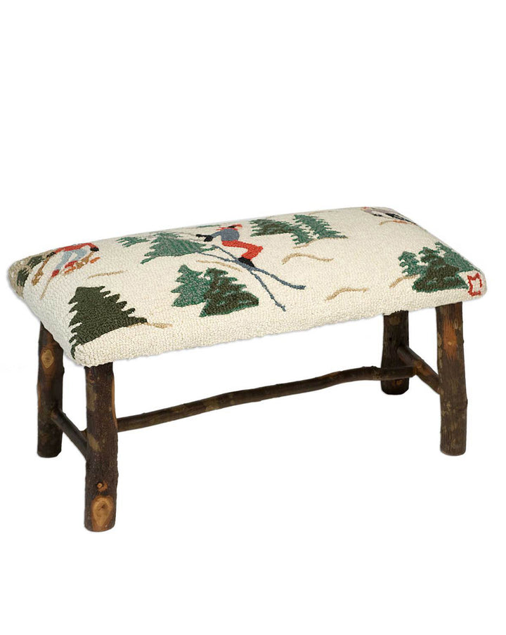 CHANDLER 4 CORNERS Hickory Skier Bench Default Title