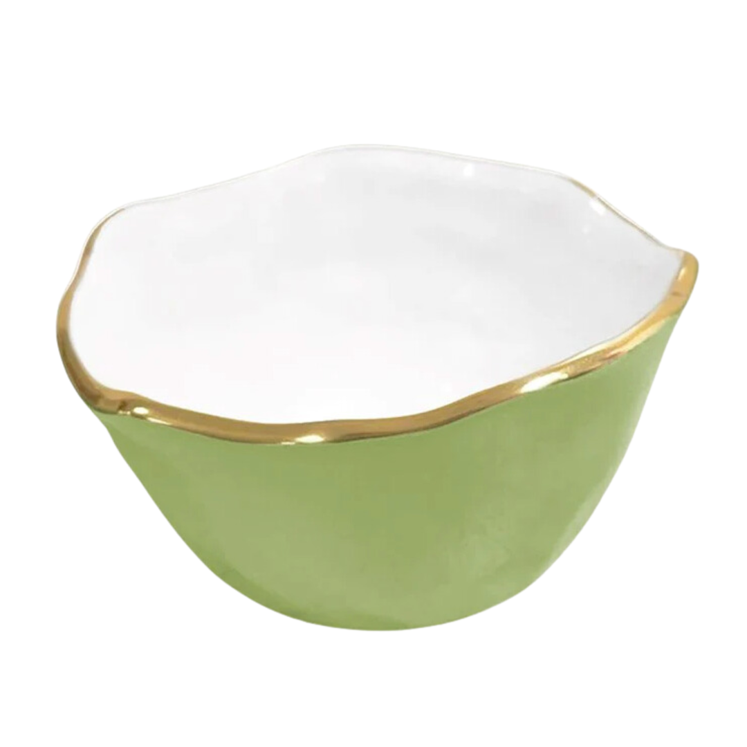 BEATRIZ BALL Encanto Osaka Small Green And White Bowl