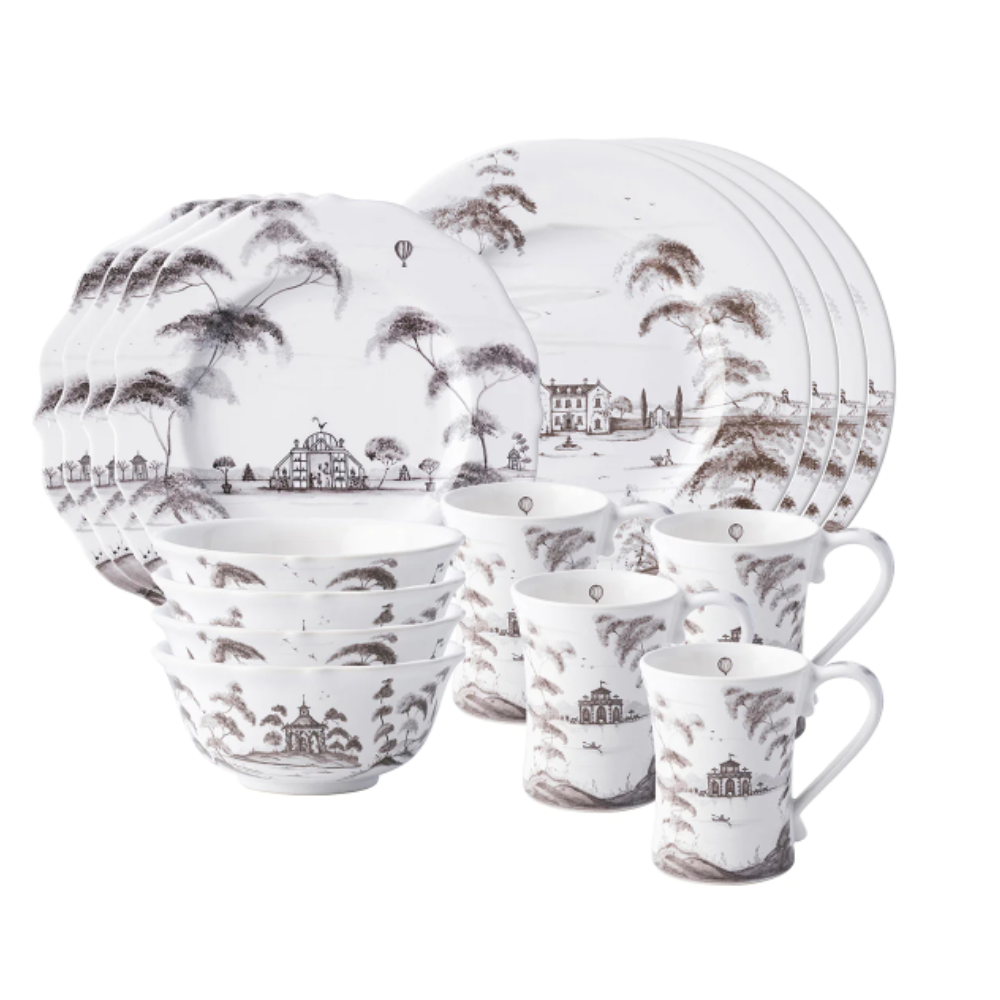 JULISKA Country Estate Flint Grey 16PC Place Setting (Online Only)