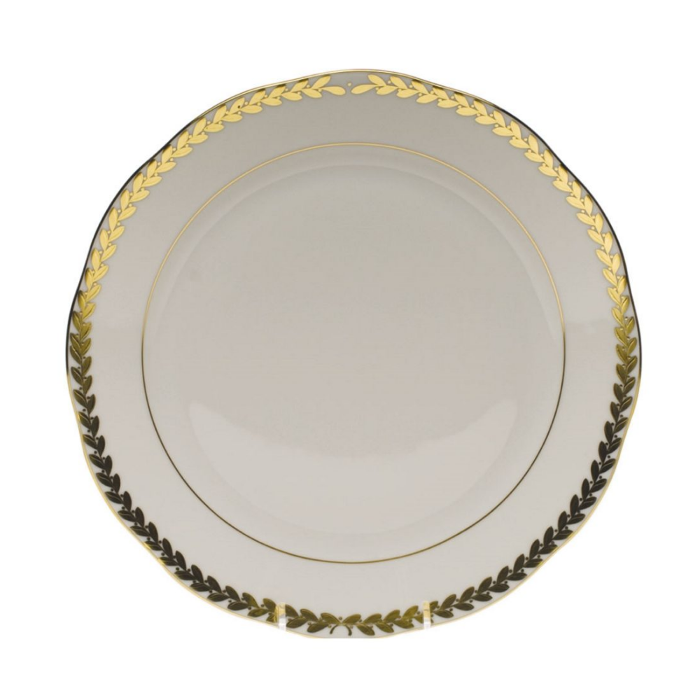 HEREND Golden Laurel Dinner Plate