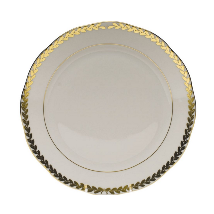 HEREND Golden Laurel Dinner Plate