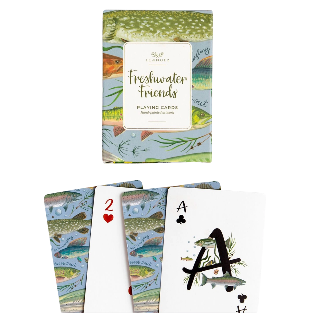 ONE CANOE TWO Fresh Water Fish Playing Cards Default Title