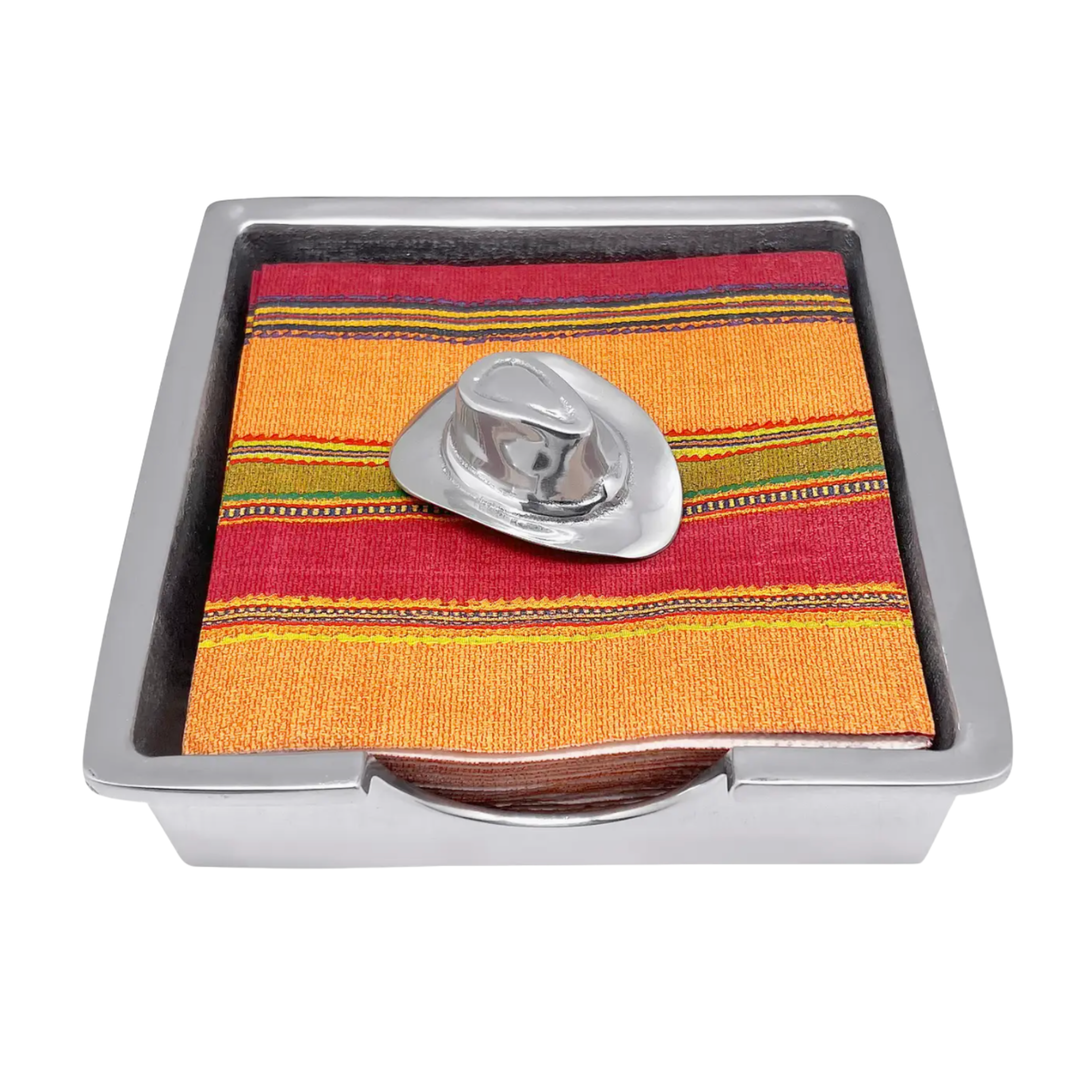 MARIPOSA Cowboy Hat Napkin Box Set Default Title
