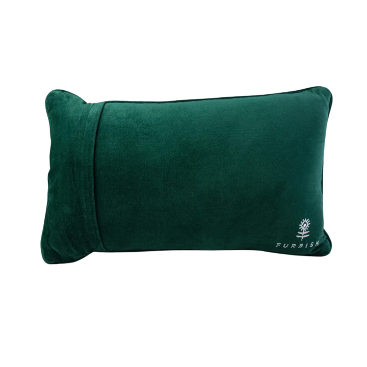FURBISH STUDIO Causing A Racket Needlepoint Pillow
