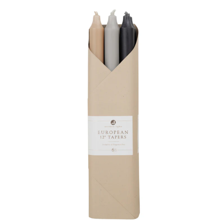 NORTHERN LIGHTS Dark Neutral Set of 6 Candles