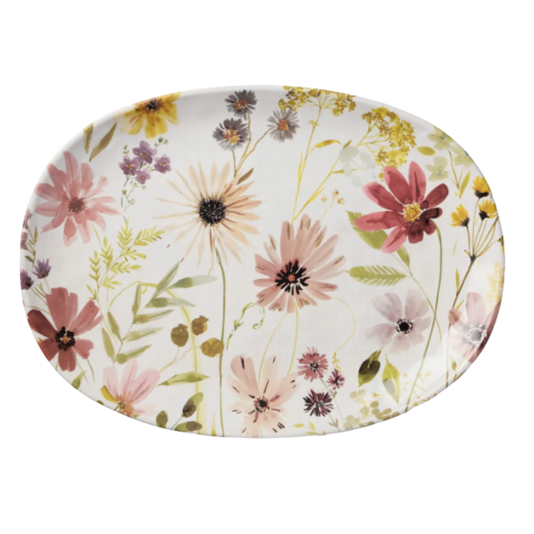 CERTIFIED INTERNATIONAL Wildflowers Oval Platter Default Title