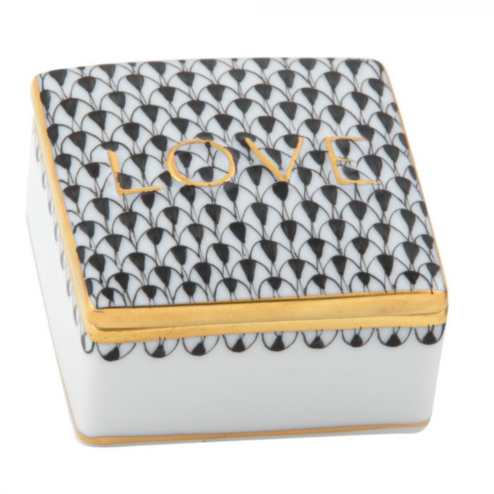HEREND Love Box BLACK