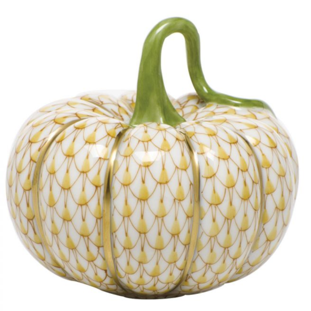 HEREND Cinderella Pumpkin BUTTERSCOTCH