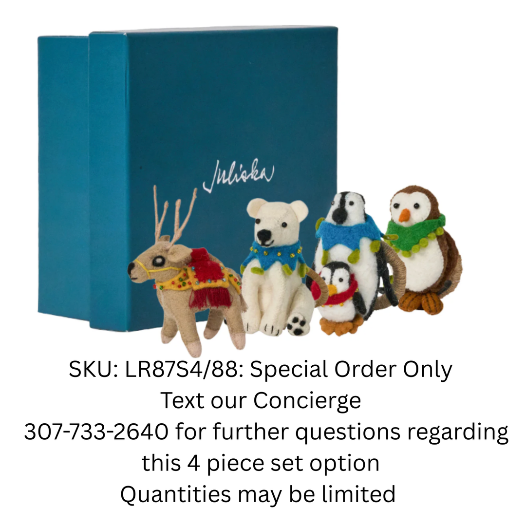 JULISKA Berry And Thread North Pole Owl Napkin Ring - Individually Sold