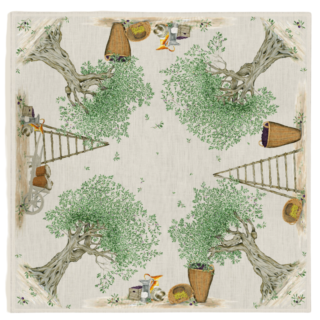 TESSITURA TOSCANA D.O.P Naturale Tablecloth Default Title