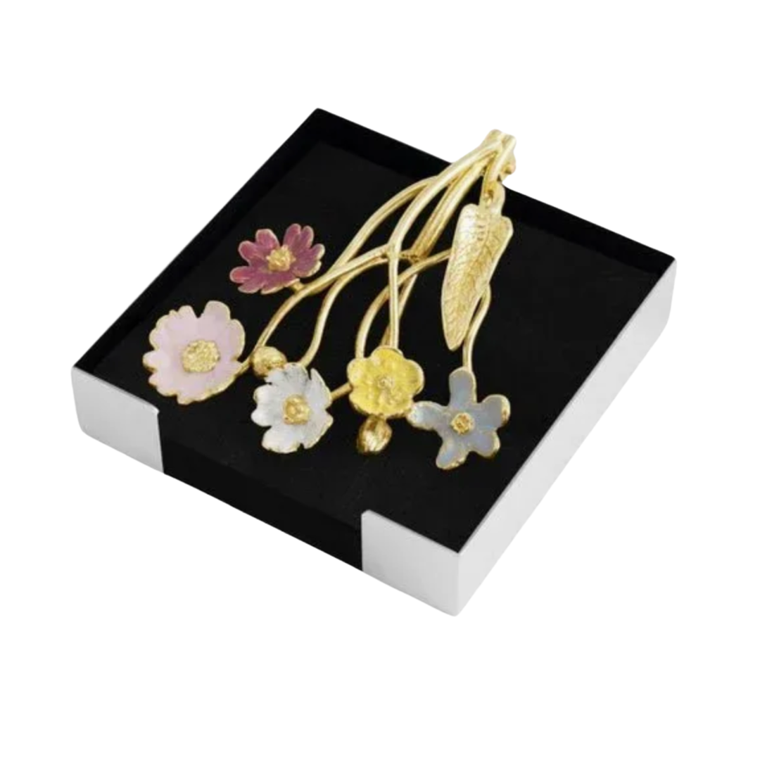 MICHAEL ARAM Wildflowers Cocktail Napkin Holder