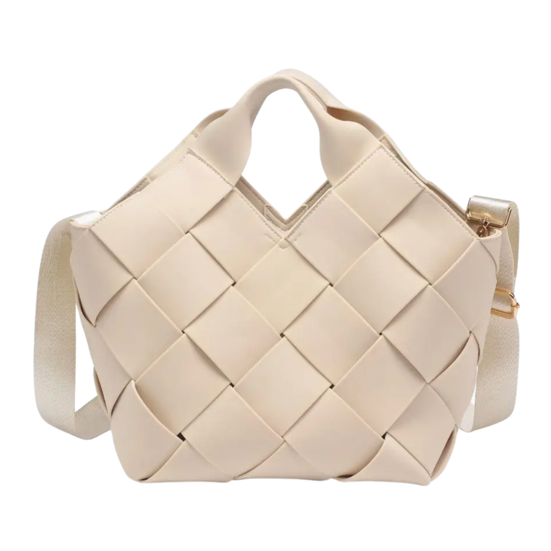 SOL AND SELENE Resilence Woven Tote Style Purse Default Title