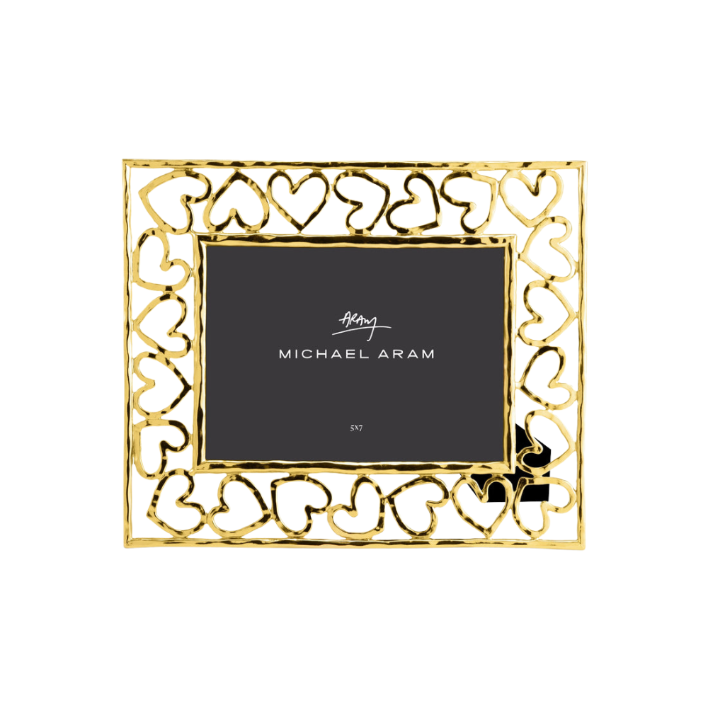MICHAEL ARAM Heart Gold Photo Frame