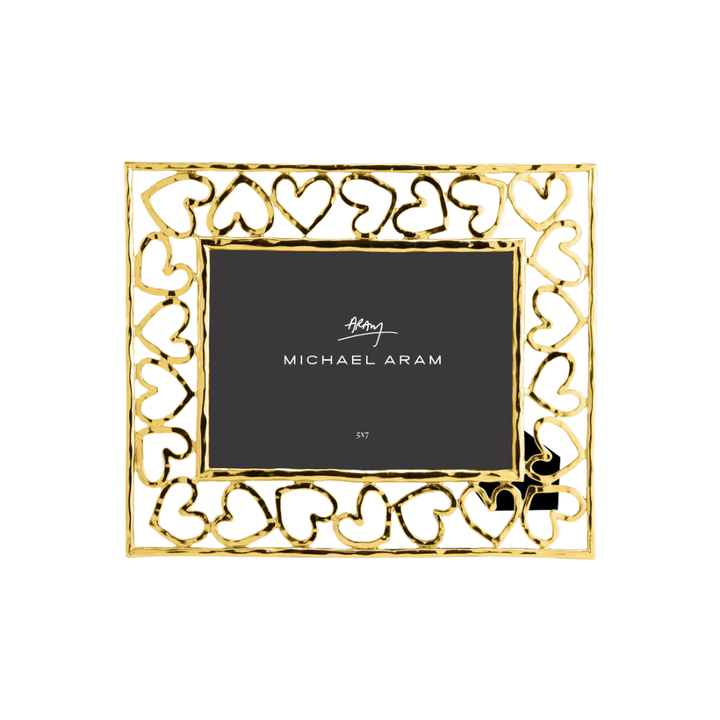MICHAEL ARAM Heart Gold Photo Frame
