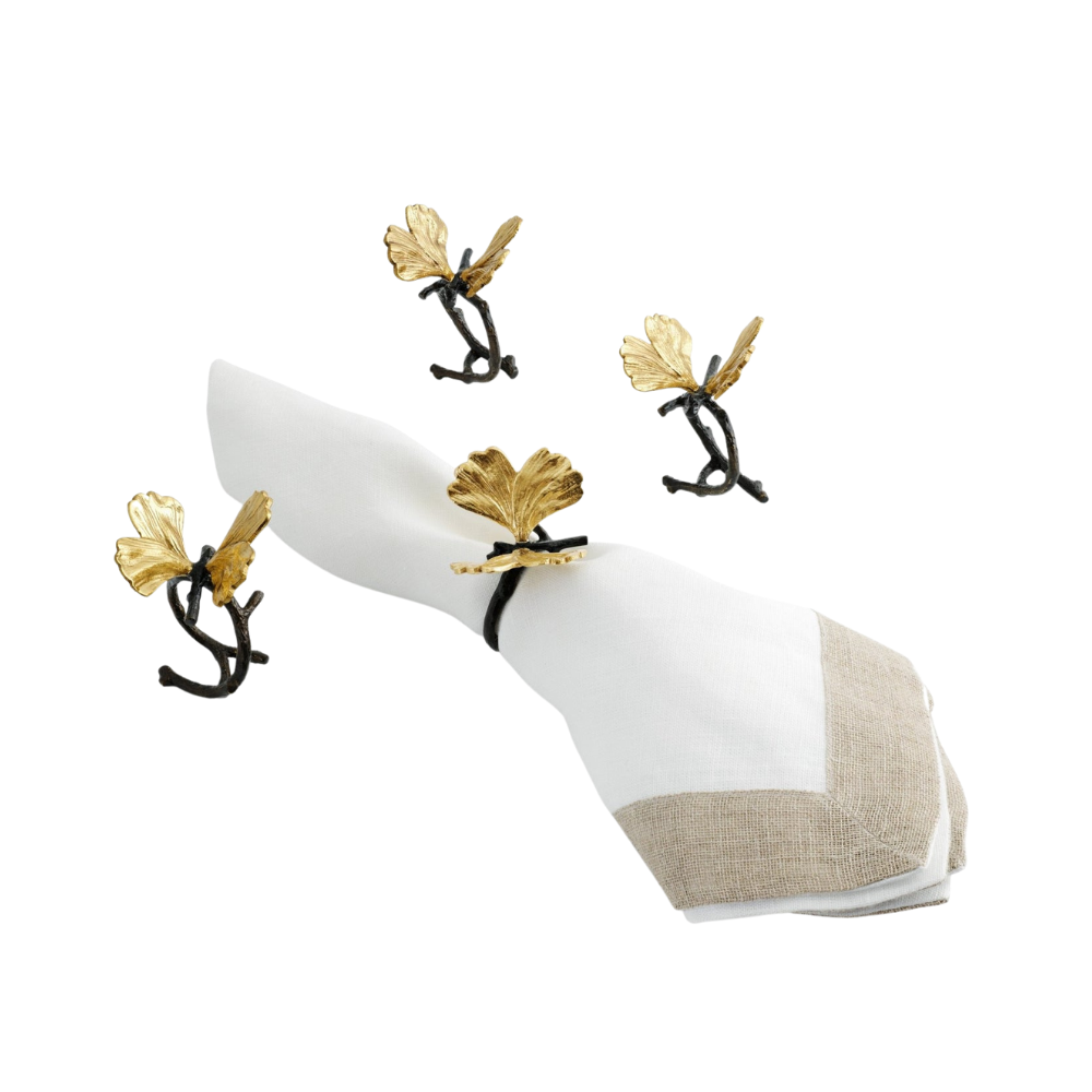MICHAEL ARAM Individually Sold Butterfly Ginkgo Napkin Ring Default Title