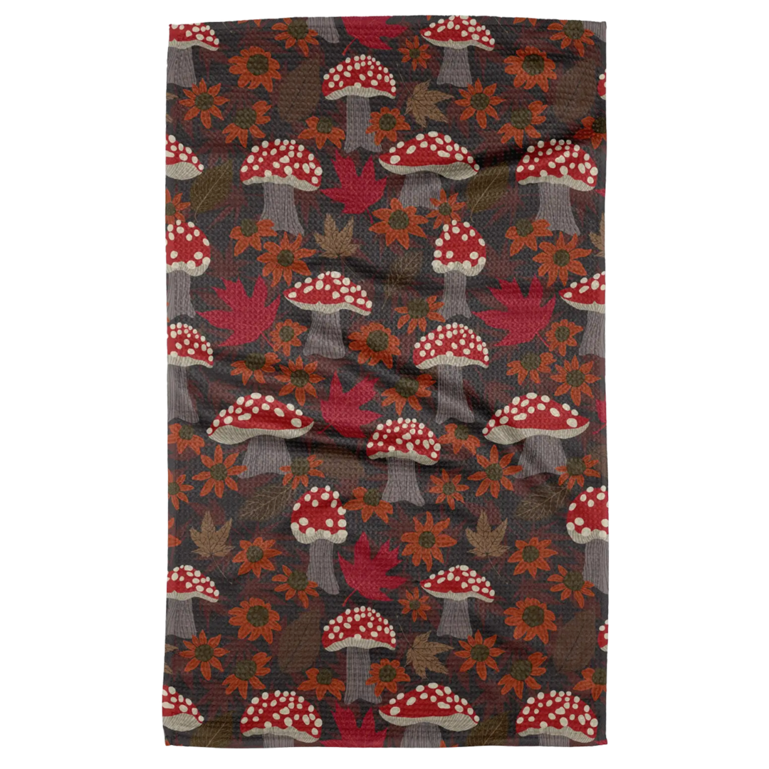 GEOMETRY Mushroom Forest Tea Towel Default Title