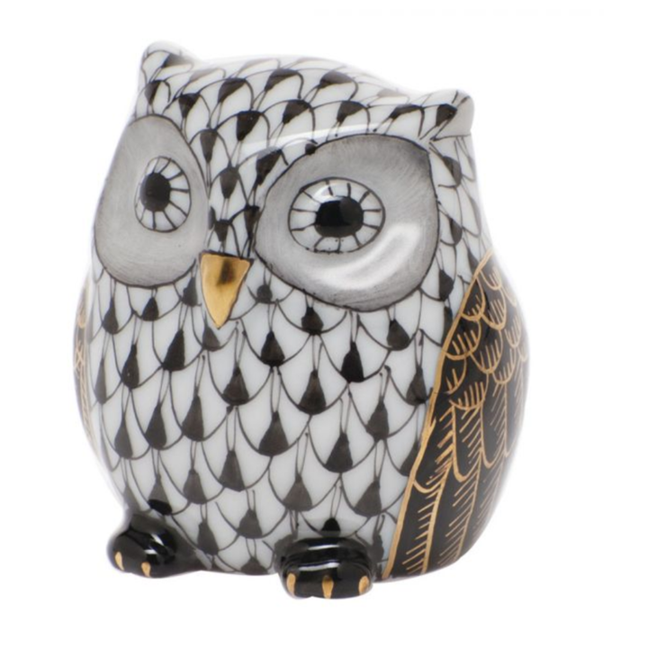 HEREND Owlet RUST,BLACK,BLUE,SAPPHIRE,CHOCOLATE,BUTTERSCOTCH,RASPBERRY,GREEN,KEYLIME