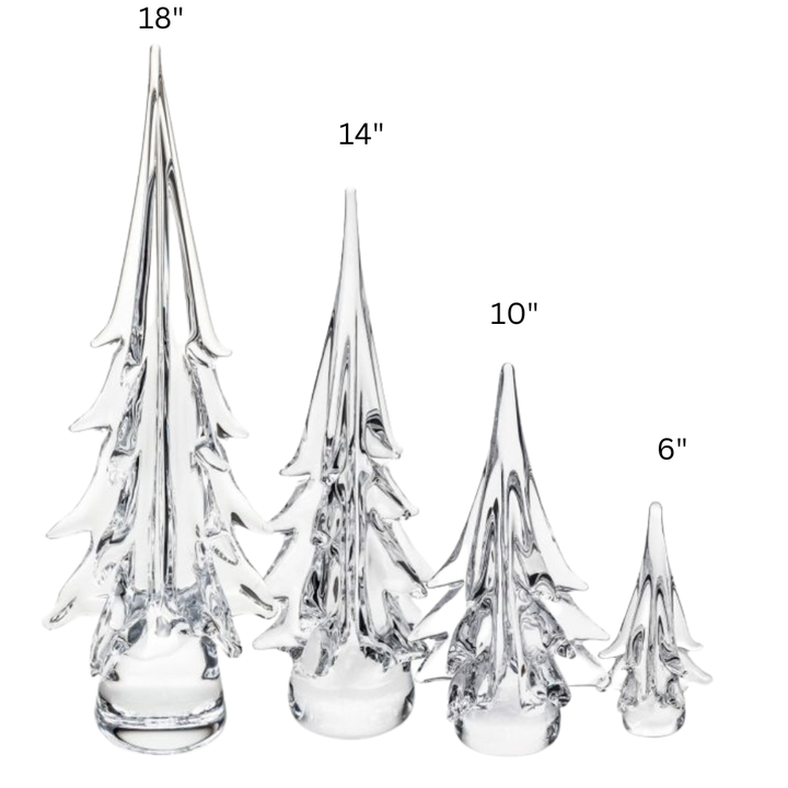 Evergreen 10" Spruce Glass Tree