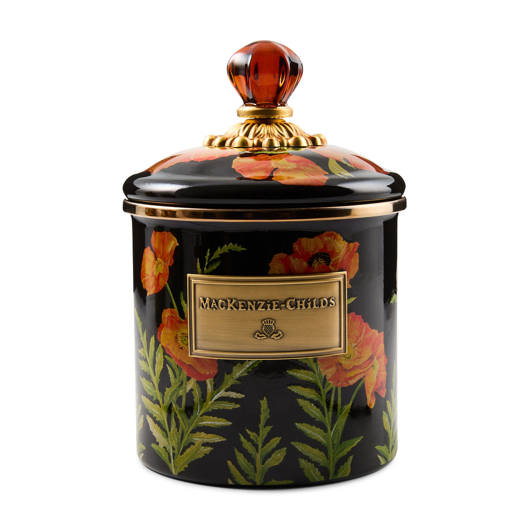 MACKENZIE CHILDS Poppy Canister Small