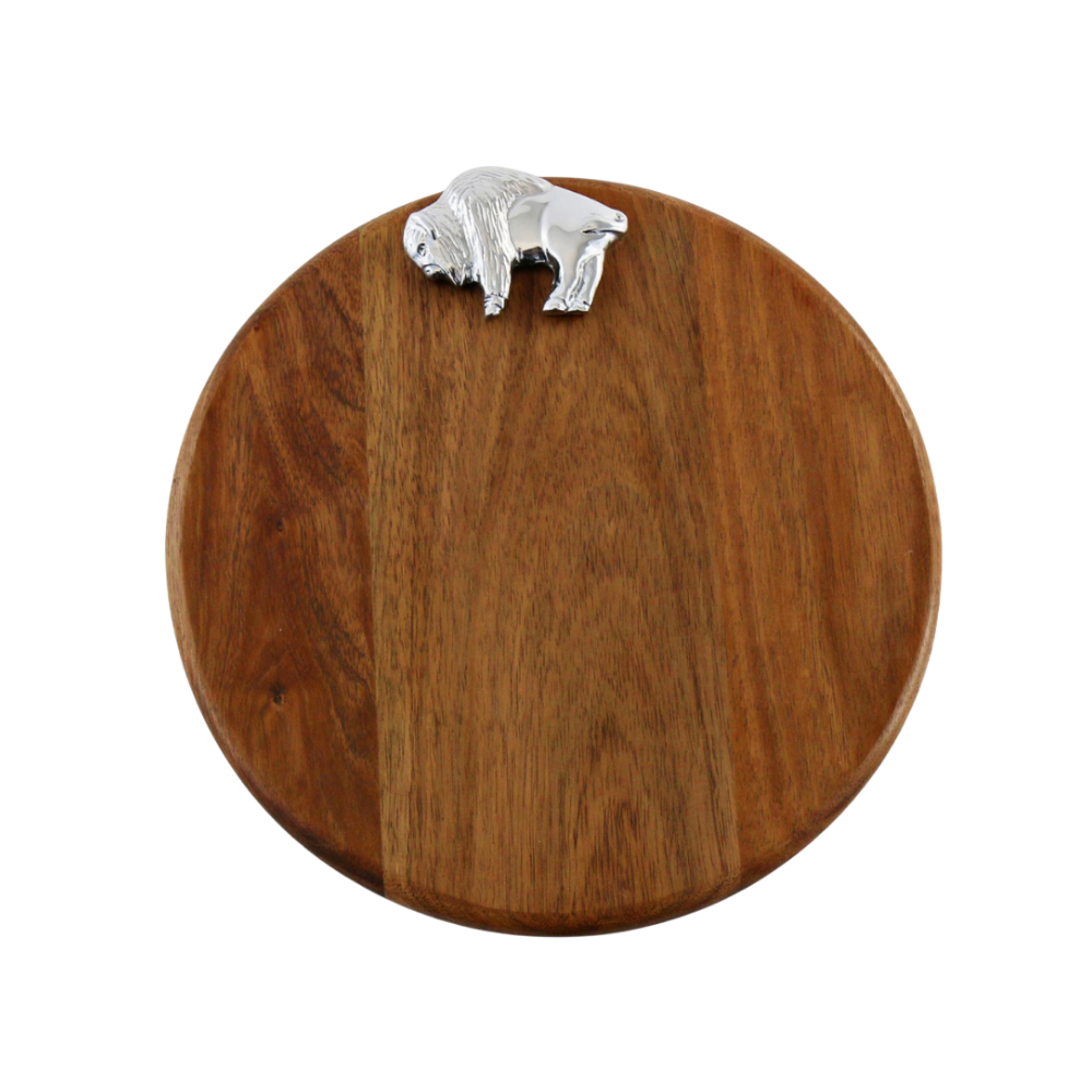 BEATRIZ BALL WESTERN BUFFALO 12" ROUND CUTTING BOARD