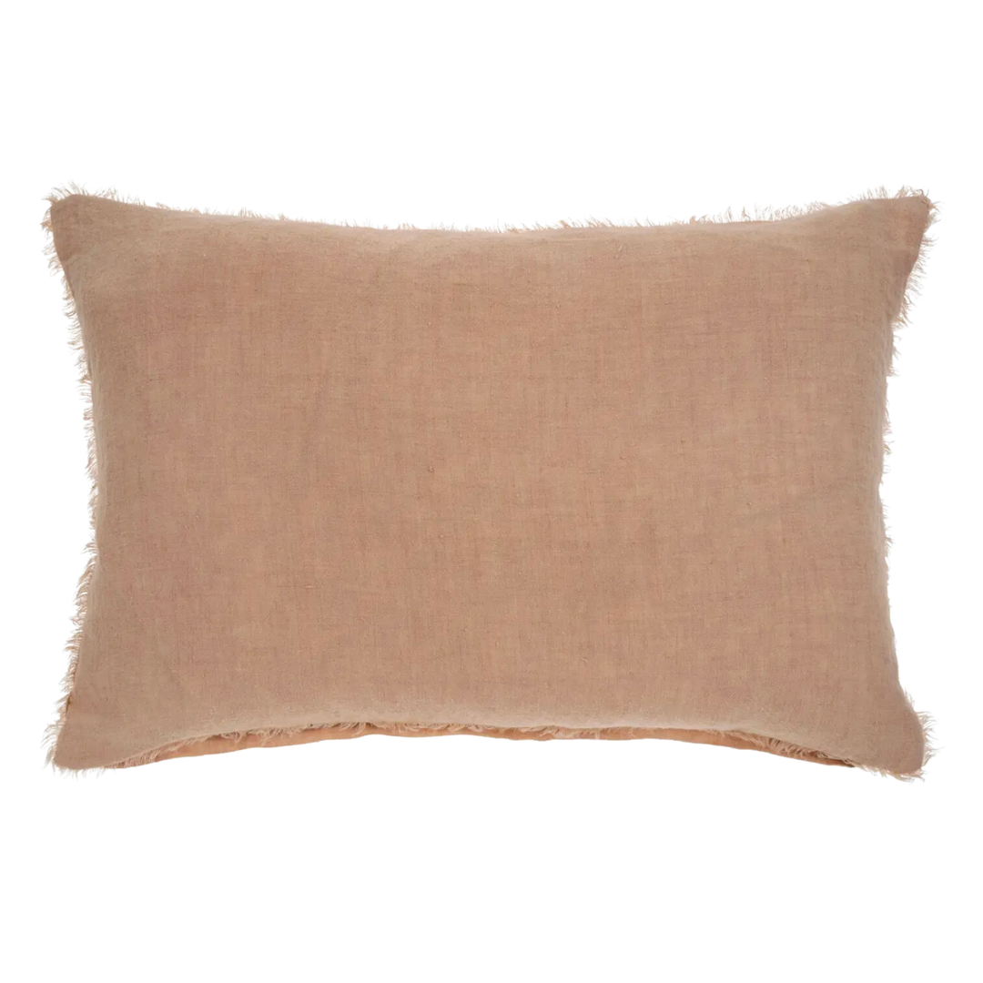 INDABA Lina Linen Peony Pillow