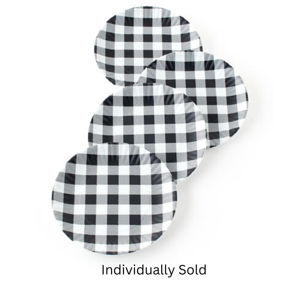 180 DEGREES Black Gingham Plate Default Title