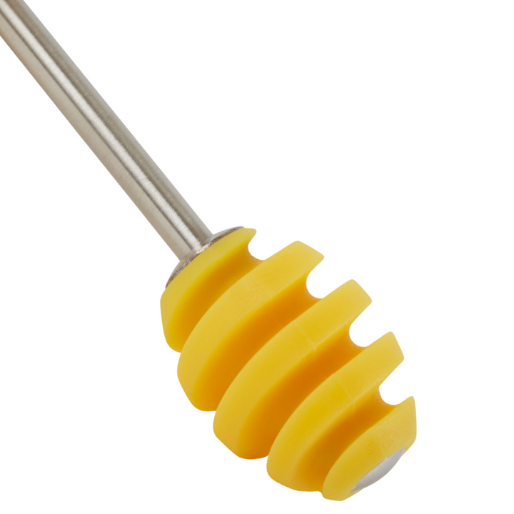 RSVP HONEY JAR WITH SILICONE DIPPER