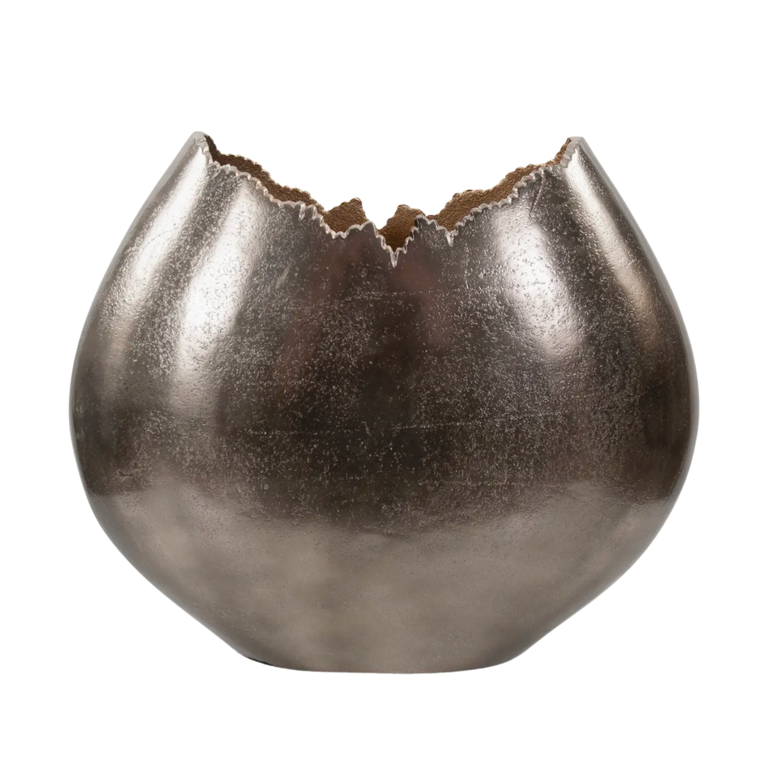 HOWARD ELLIOTT HOWARD ELLIOTT THE BANIFF JAGGED EDGED DISC VASE MEDIUM Default Title