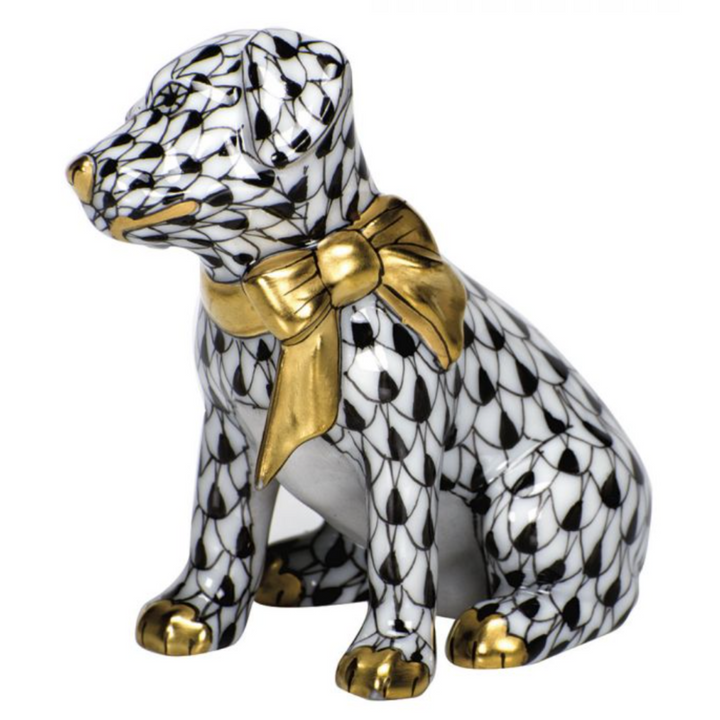 HEREND Doggie Dazzle BLACK