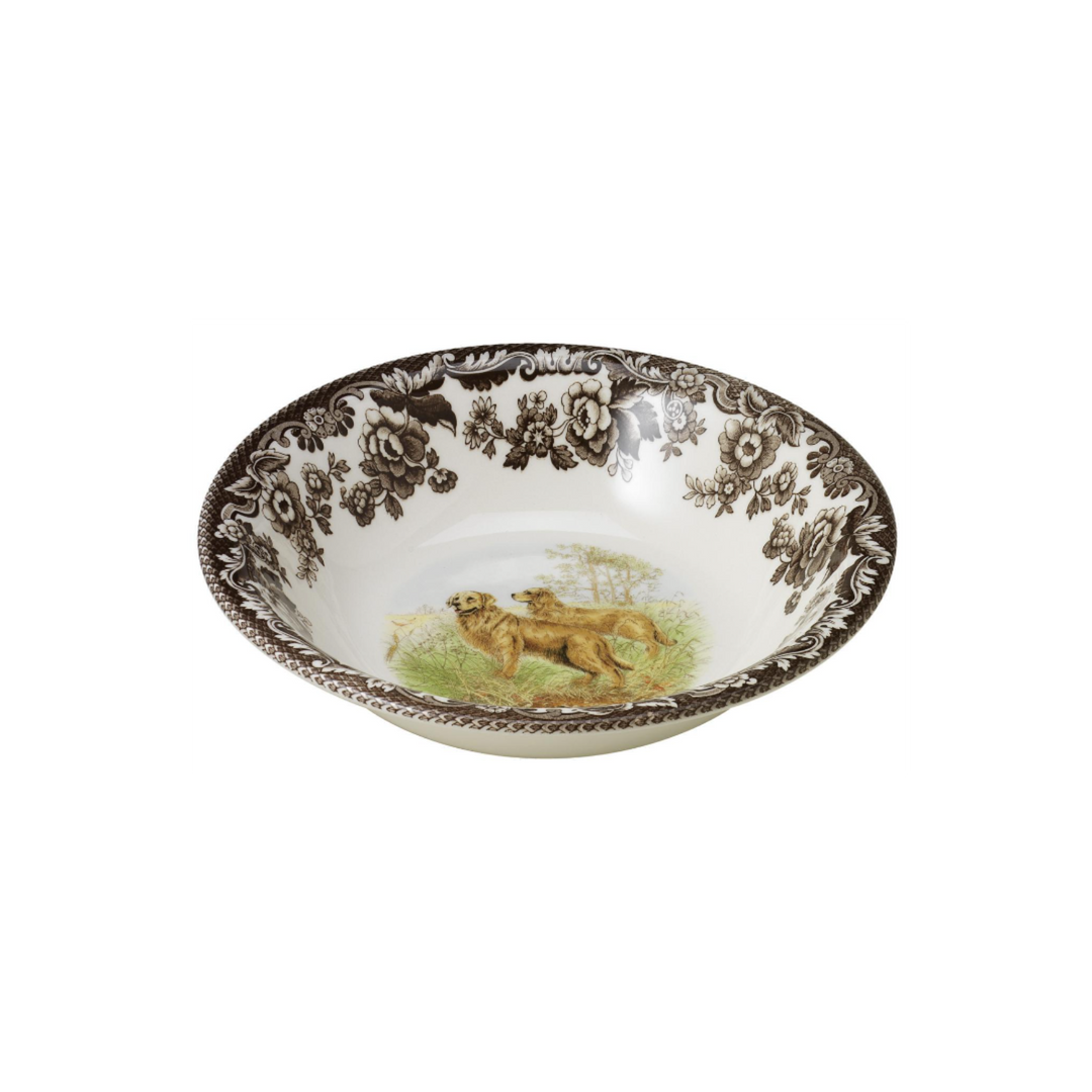 SPODE WOODLAND GOLDEN RETRIEVER ASCOT CEREAL BOWL