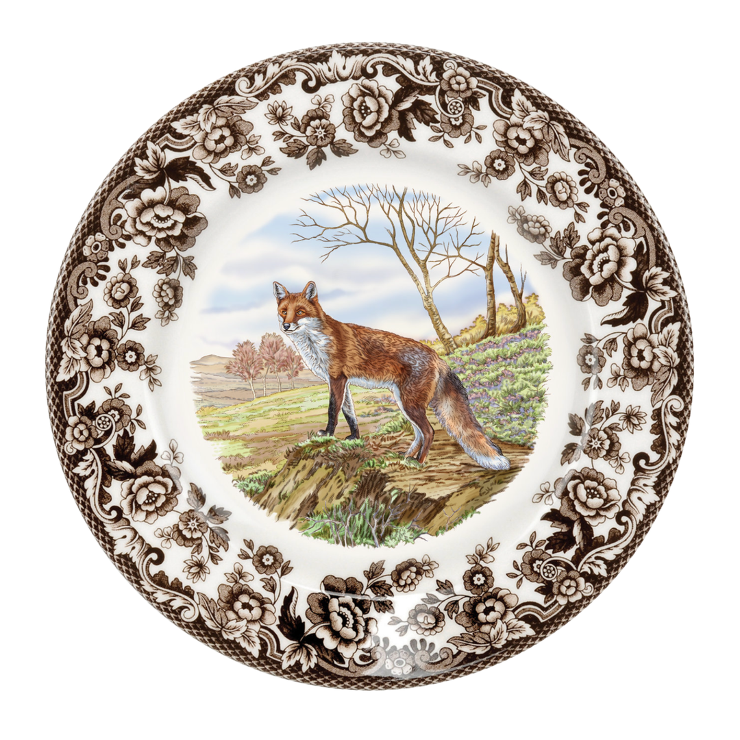 SPODE Woodland Red Fox Salad Plate Default Title